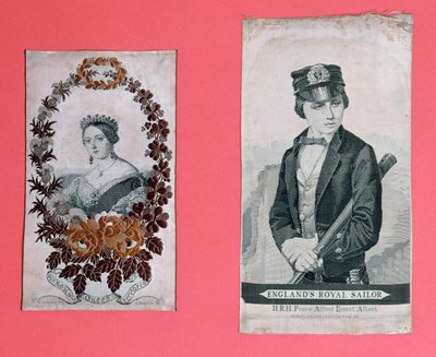 Queen Victoria and Prince Albert bookmarks by English School